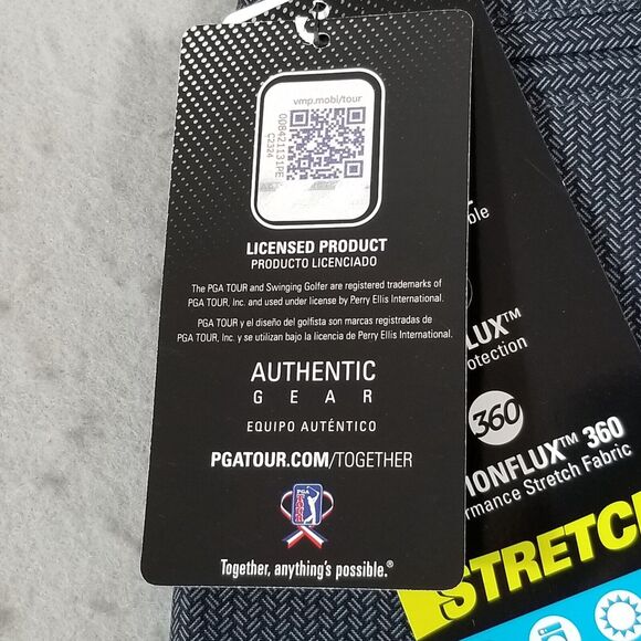 PGA golf pants men's 32x30 gray Dri-Fit Flex stretch Outdoor Sports NEW - Picture 11 of 14